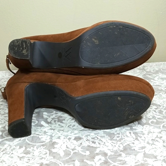 Worthington Brown Suede Women Ankle Boots Size 7 M - Picture 13 of 17